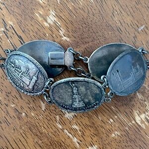Vintage Silver Souvenir Bracelet